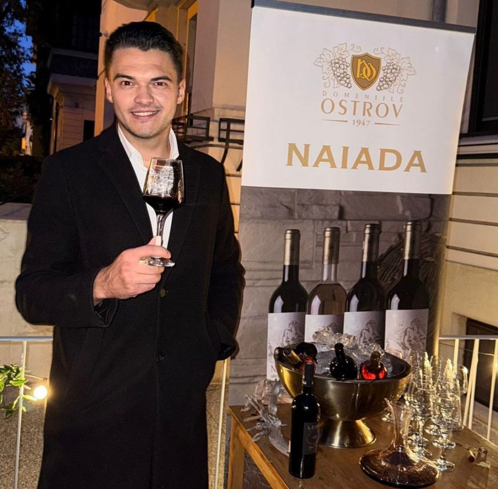 ”Cel mai promițător tânăr somelier al anului 2025” – Cristian Constantin