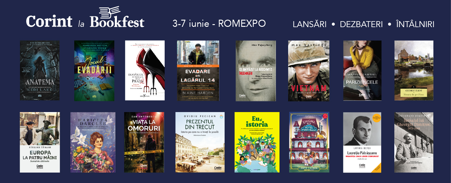 Bookfest 2026 – Editura Corint, lansări, dezbateri şi peste 100 de noutăţi