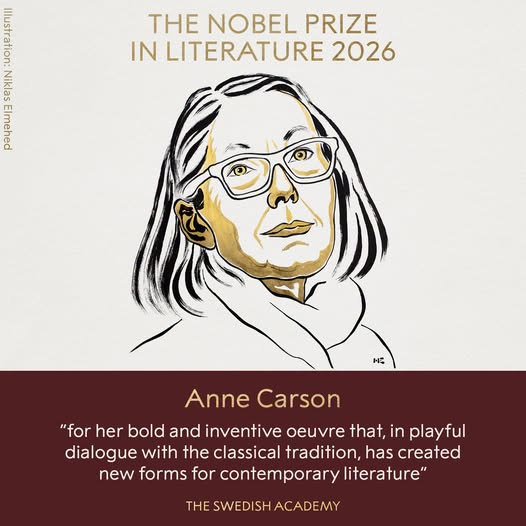 Anne Carson, laureata Premiului Nobel pentru Literatură pe 2026